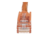 N6PATCH100OR - StarTech.com 100ft CAT6 Ethernet Cable, 10 Gigabit Snagless RJ45 650MHz 100W PoE Patch Cord, CAT 6 10GbE UTP Network Cable w/Strain Relief, Orange, Fluke Tested/Wiring is UL Certified/TIA - Close up