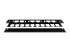 CMDUCT1UX - StarTech.com 1U Horizontal Finger Duct Rack Cable Management Panel with Cover - Front