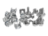 CABSCREWM5 - StarTech.com M5 Mounting Screws and Cage Nuts for Server Rack Cabinet - Multi-angle