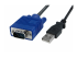 NOTECONS01 - StarTech.com Crash Cart Adapter - Right-angle