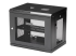 RK9WALM - StarTech.com 2 Post 9U 19" Wall Mount Network Cabinet, Adjustable Depth 6-15" Locking IT Switch Depth Enclosure, Vented Computer/Electronics Equipment Data Rack w/ Shelf + Hook & Loop Tape - Right-angle