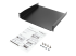 CABSHELF - StarTech.com 2U Fixed Server Rack Mount Shelf, 16in Deep Steel Universal Cantilever Tray for 19" AV/Data/Network Equipment Rack with Cage Nuts & Screws, 44lbs Weight Capacity, 60" Deep - Right-angle